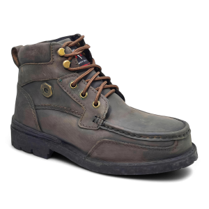 Black Hammer Double Zippered Moc Toe Safety Boots