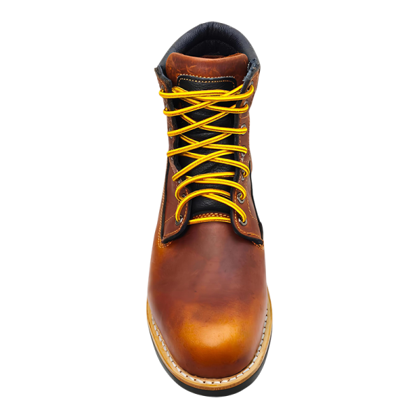 Police Oil Tanned Leather Work Boots with Suede Lining