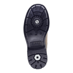 Bank View of Black Hammer Safety Boots 38BHM003 Brown by Jenson Ken Shoes for Life