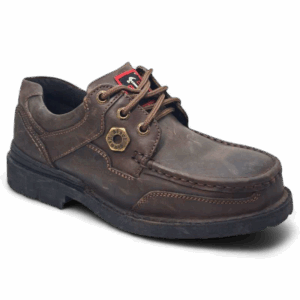 Side View of Black Hammer Safety Boots 38B299 Brown by Jenson Ken Shoes for Life