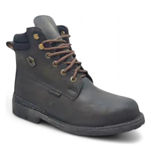 Side View of Black Hammer Safety Boots 38BHM027 Brown by Jenson Ken Shoes for Life