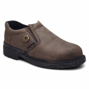 Side View of Black Hammer Safety Boots BHM045 Brown by Jenson Ken Shoes for Life