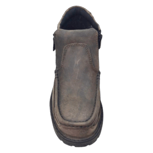 Front View of Black Hammer Safety Boots 38B298 Brown by Jenson Ken Shoes for Life