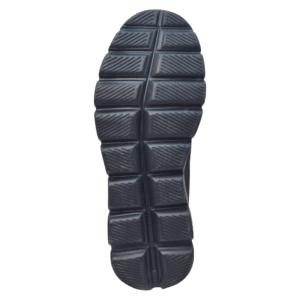 Back View of Connec Walking Shoes CNC132 Black by Jenson Ken Shoes for Life