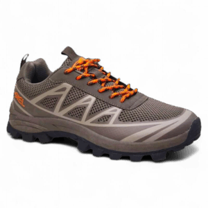 Side View of Axel Hiking Walking Shoes AXL024 Brown by Jenson Ken Shoes for Life