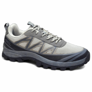 Side View of Axel Hiking Walking Shoes AXL025 grey by Jenson Ken Shoes for Life