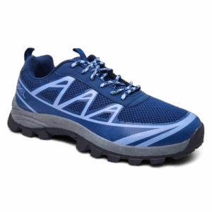 Side View of Axel Hiking Walking Shoes AXL026 Navy by Jenson Ken Shoes for Life