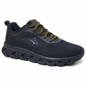 Side View of Connec Walking Shoes CNC132 Black by Jenson Ken Shoes for Life