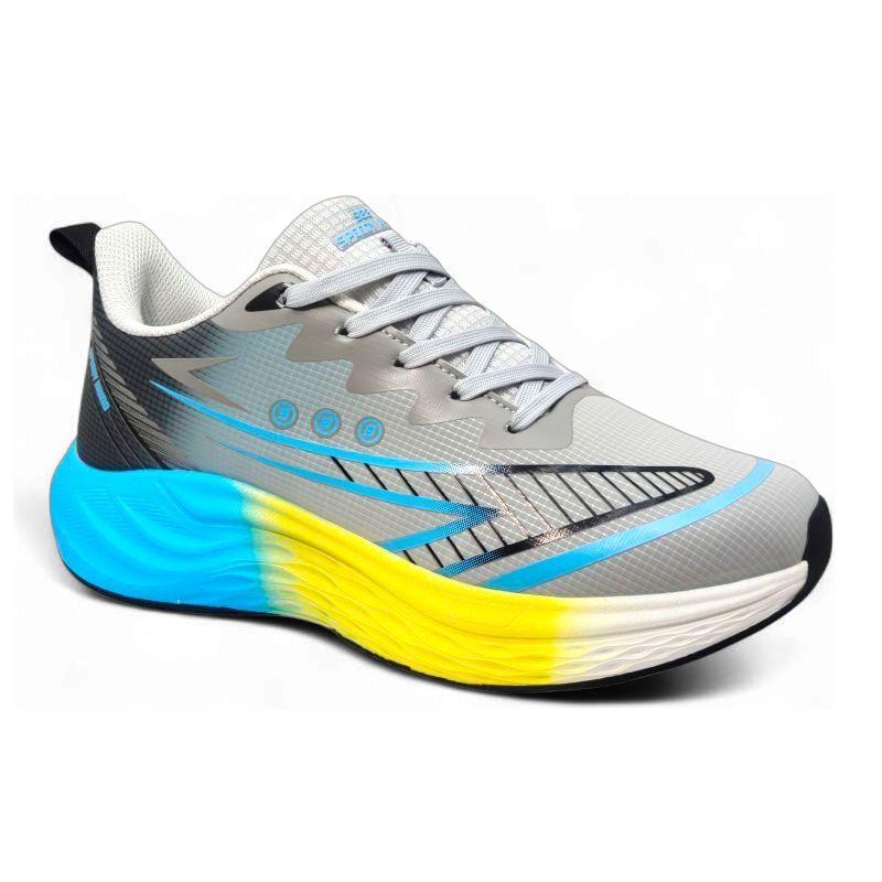 Speedy Rhino SDR06 Grey Side View of Speedy Rhino Walking Shoes SDR06 Grey by Jenson Ken Shoes for Life