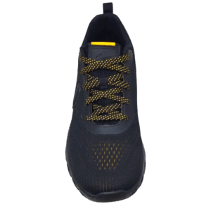 Front View of Connec Walking Shoes CNC132 Black by Jenson Ken Shoes for Life