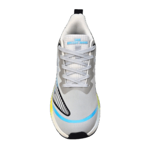 Front View of Speedy Rhino Walking Shoes SDR06 Grey by Jenson Ken Shoes for Life