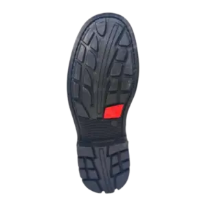 Back View of Big Truck Safety Boots BTK25 Brown by Jenson Ken Shoes for Life