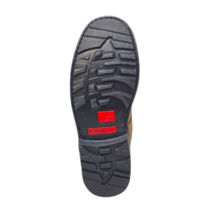 Back View of Guzzi Safety Boots GUZ27 Khaki by Jenson Ken Shoes for Life