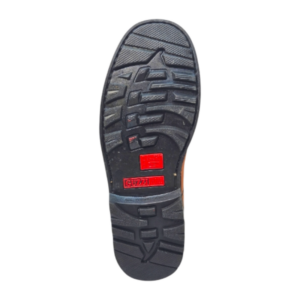 Back View of Guzzi Safety Boots GUZ28 Tan by Jenson Ken Shoes for Life