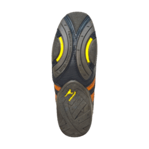 Back View of Kangaroo Casual Leather Shoes KGR196 Black/Tan by Jenson Ken Shoes for Life