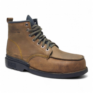 Side View of Guzzi Safety Boots GUZ27 Khaki by Jenson Ken Shoes for Life