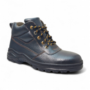 Side View of Sekaicho Safety Boots SKC003 Black by Jenson Ken Shoes for Life