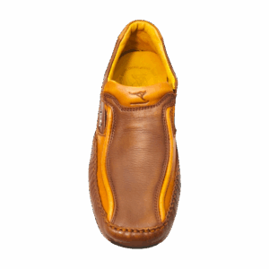 Front View of Kangaroo Casual Leather Shoes KGR170 Brown/Camel by Jenson Ken Shoes for Life