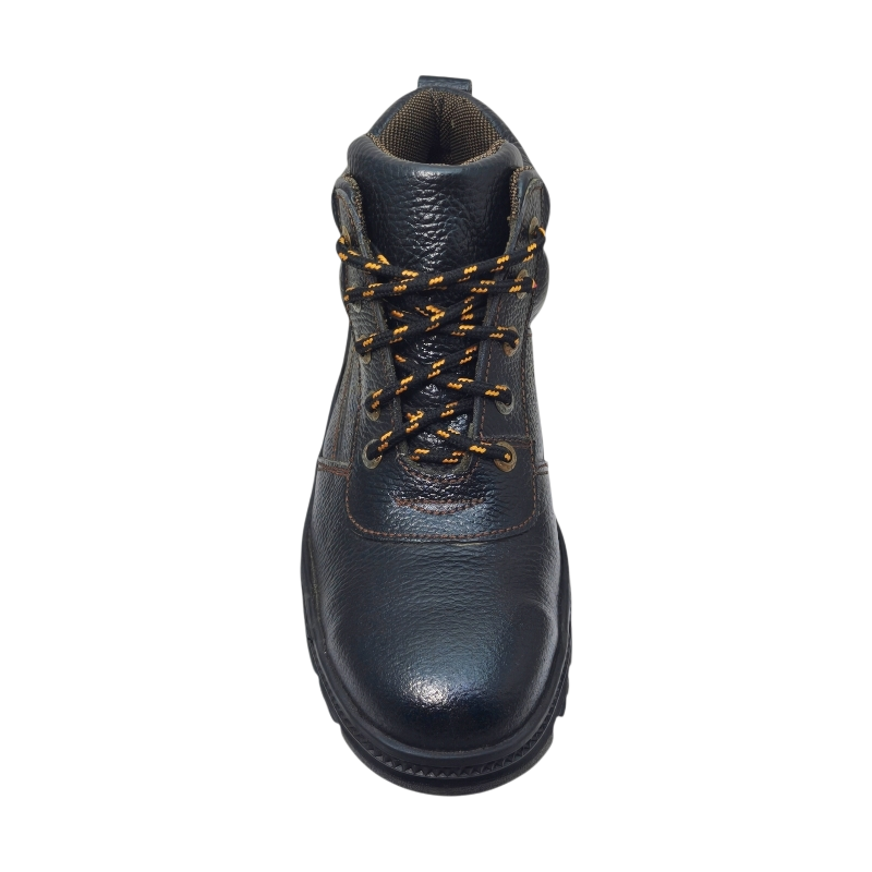 Sekaicho SKC003 Black Front View of Sekaicho Safety Boots SKC003 Black by Jenson Ken Shoes for Life