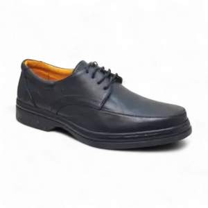 Side view Express Polo Business Casual Leather Shoes 1EPL096 Black by Jenson Ken Shoes for Life