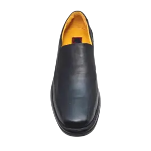 Front view Express Polo Business Casual Leather Shoes 1EPL098 Black by Jenson Ken Shoes for Life
