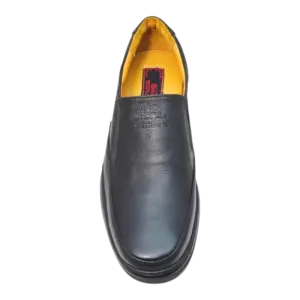Front view Express Polo Business Casual Leather Shoes 1EPL099 Black by Jenson Ken Shoes for Life