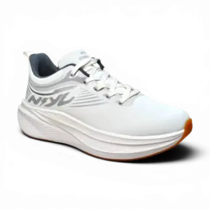 Side View Speedy Rhino Walking Shoes SDR14 White by Jenson Ken Shoes for Life