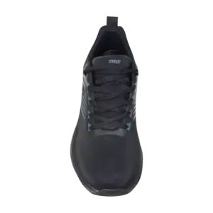 Front View of Speedy Rhino Walking Shoes SDR13 Black by Jenson Ken Shoes for Life