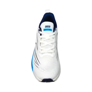 Front View Speedy Rhino Walking Shoes SDR16 Navy/White by Jenson Ken Shoes for Life