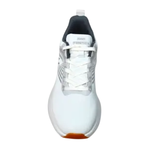 Front View of Speedy Rhino Walking Shoes SDR14 White by Jenson Ken Shoes for Life