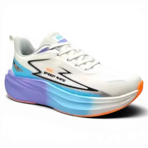 Side View Speedy Rhino Walking Shoes SDR18 White by Jenson Ken Shoes for Life