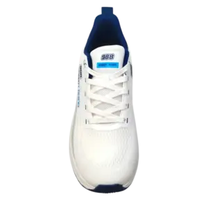 Front View Speedy Rhino Walking Shoes SDR20 Navy/White by Jenson Ken Shoes for Life