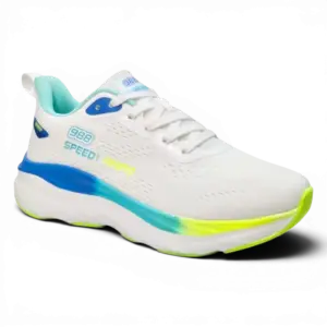 Side View Speedy Rhino Walking Shoes SDR21 White by Jenson Ken Shoes for Life