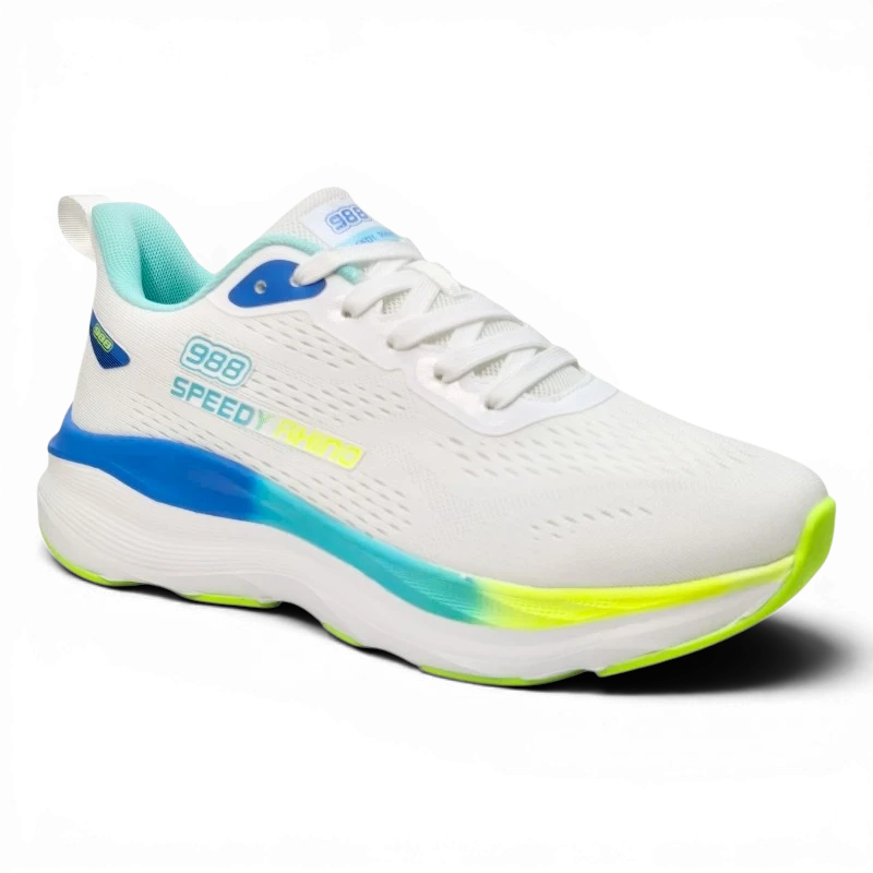 Speedy Rhino SDR21 White Side View Speedy Rhino Walking Shoes SDR21 White by Jenson Ken Shoes for Life
